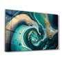 Wallity Pintura Decorativa de Vidrio Templado Multicolor 70 x 110 cm